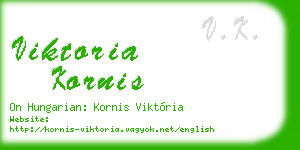 viktoria kornis business card